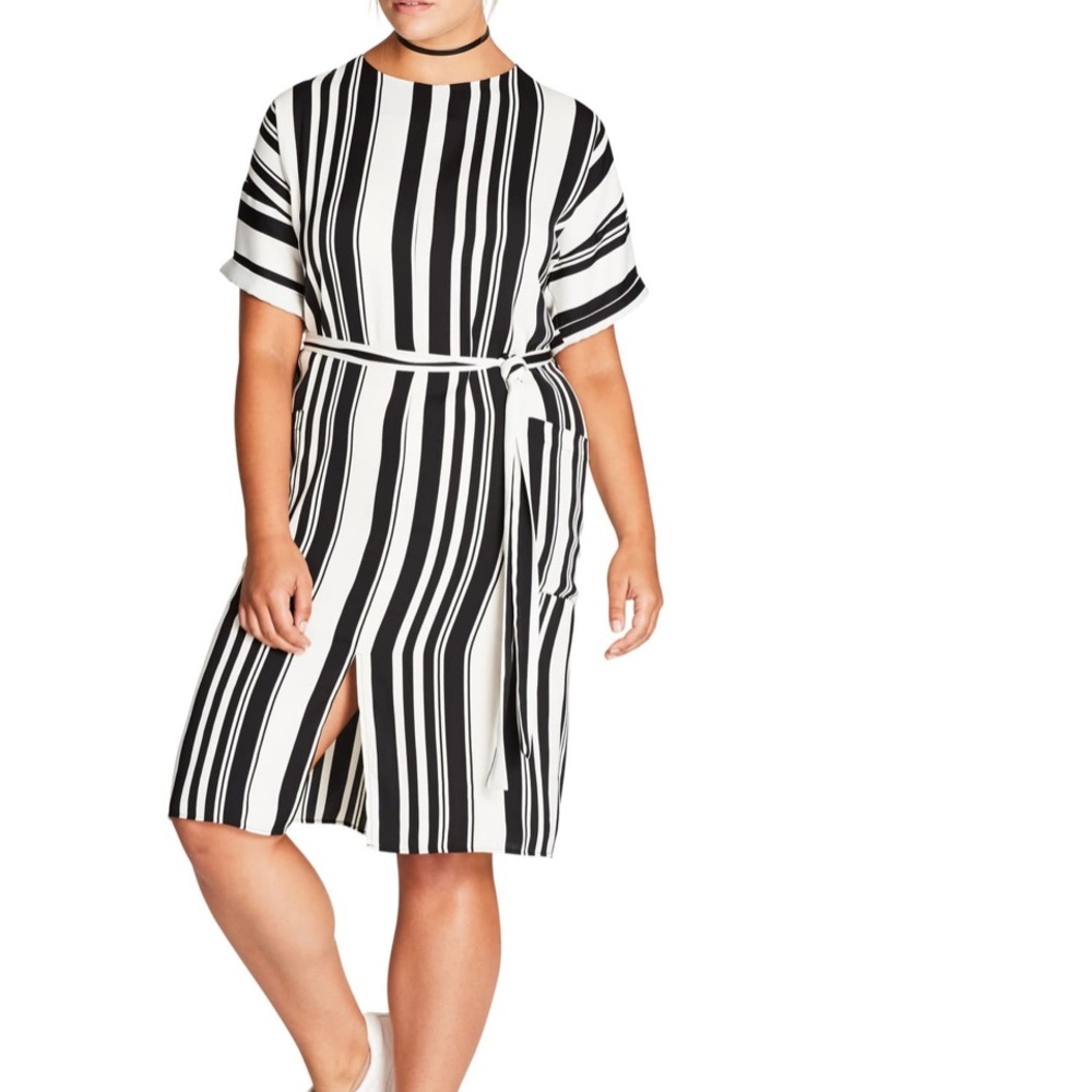 CITY CHIC Stripe 👗 Dress